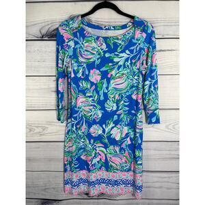 Lilly Pulitzer Sophie Floral Shift Dress Womens Size Small